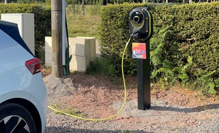 Camping elektrische Ladestation Vogesen